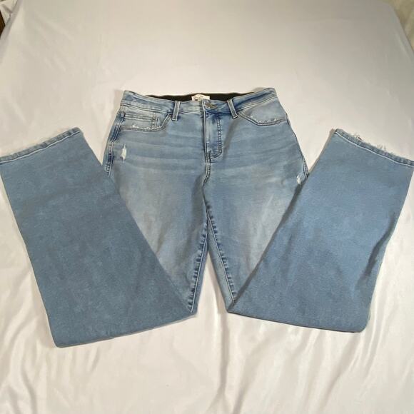 M Jeans By Maurices Jeggings Everflex 12 Regular Original Fit High Rise Straight - Picture 2 of 12